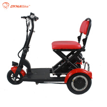 36V 10Ah removable li-battery easy folding electric adult tricycle